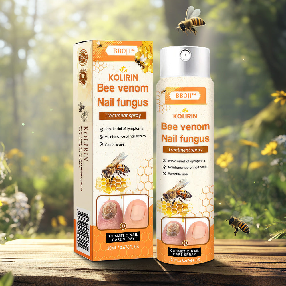 Spray antifongique au venin d'abeille Kolirin 💥 Résout tous les problèmes d'ongles en 2 semaines