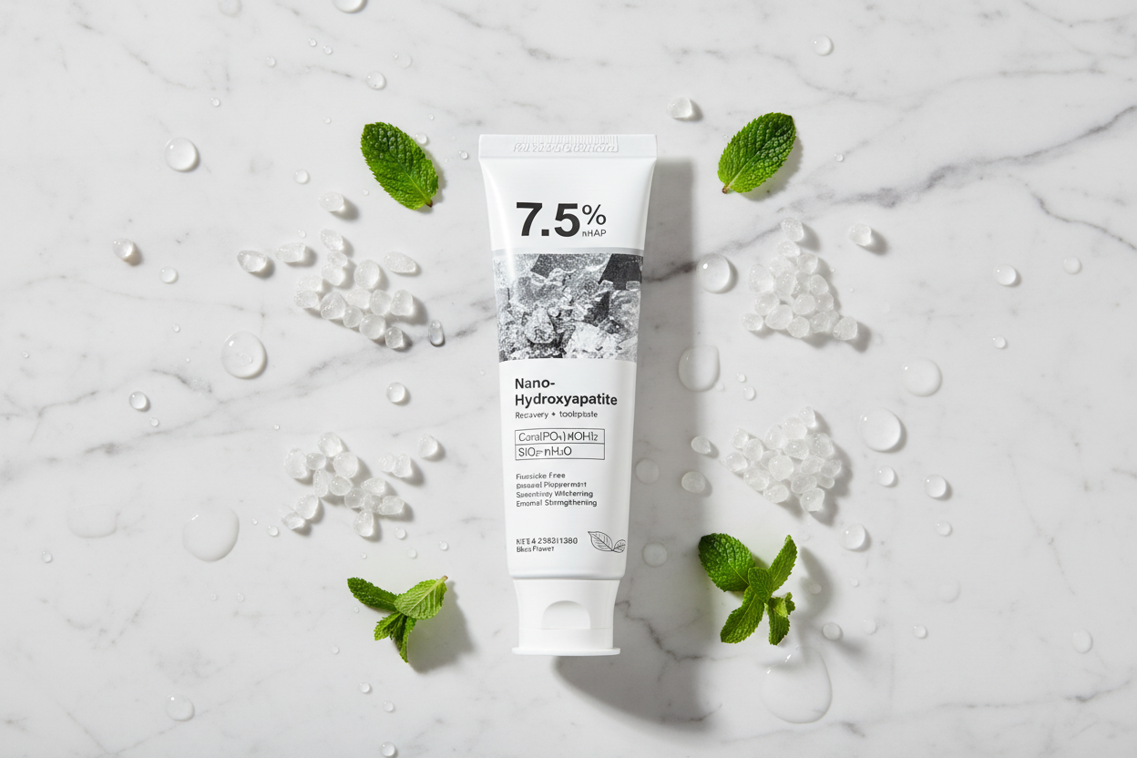 Dentifrice Nano Repair 7.5% – Sourire Plus Fort, Plus Sain, Plus Confiant