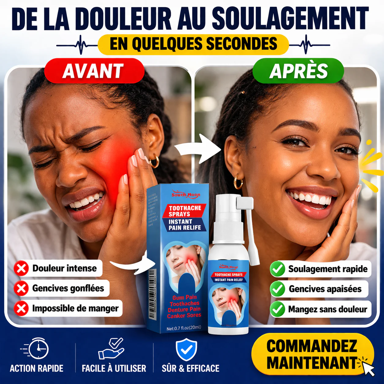 Spray Anti-Douleur Dentaire