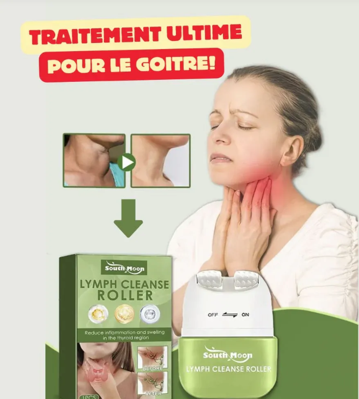 Lymph Cleanse Roller – Le Massage Relaxant Pour Le Cou Et La Gorge