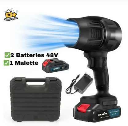 Souffleur Turbo Portable avec 2 Batteries