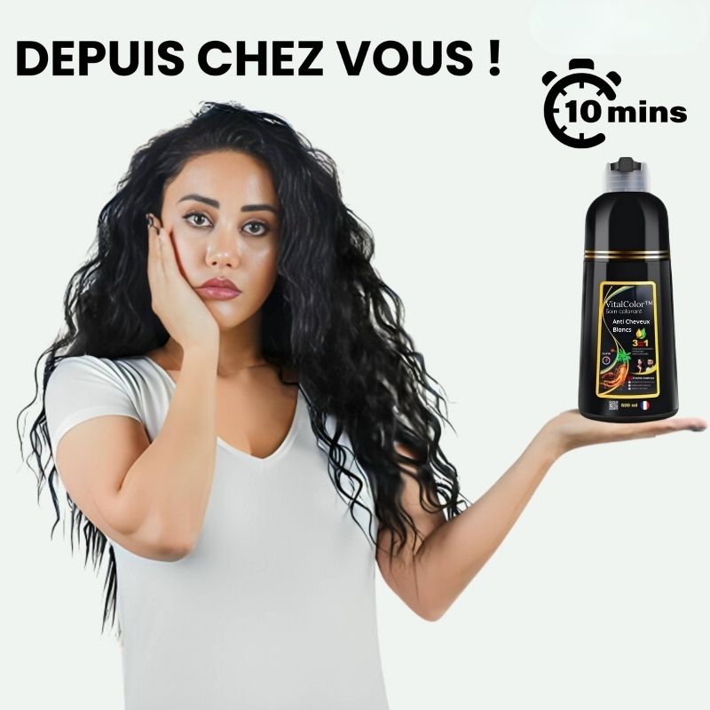 Shampoing Colorant Anti Cheveux Blancs