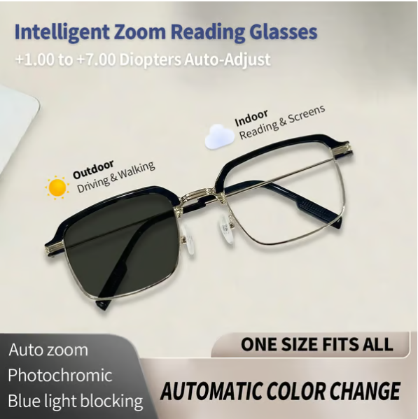 Lunettes de lecture HD à réglage automatique 👓✨