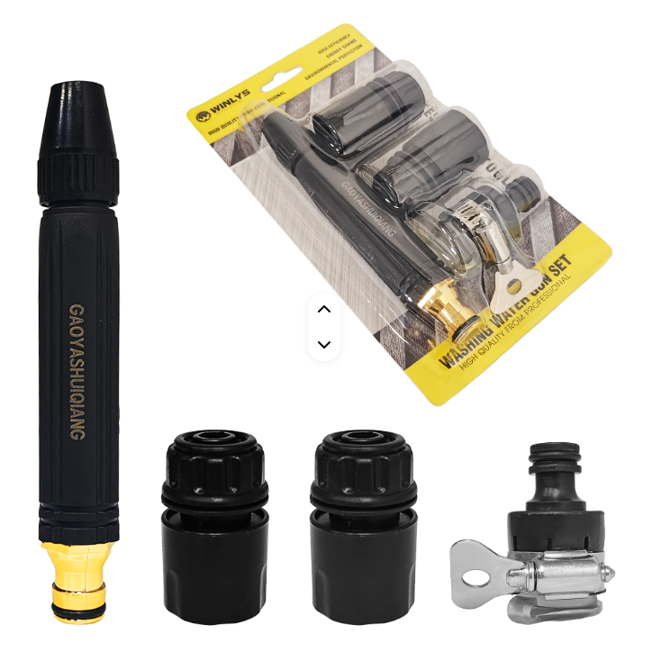 Nettoyeur Haute Pression Portable 5-en-1– Kit tout-en-un pour le lavage auto et le jardinage