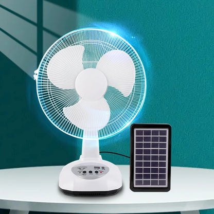 Ventilateur solaire rechargeable:Dormez Confortablement, Économisez l'Énergie!