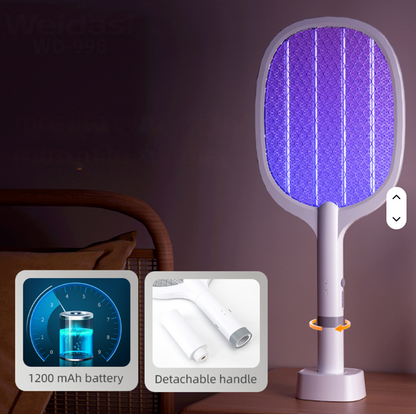 raquette anti-moustiques électrique rechargeable