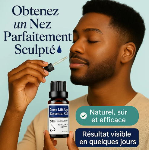Huile essentielle pour lifting du nez, soin naturel pour un nez fin et plus petit 100% naturelle BN