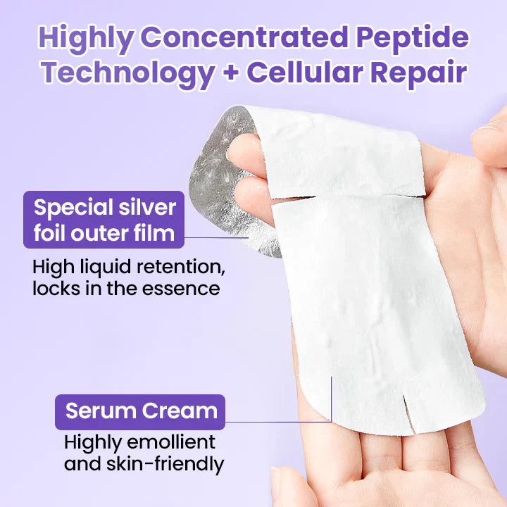 Patch anti-rides pour le cou aux peptides