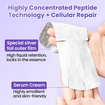 Patch anti-rides pour le cou aux peptides