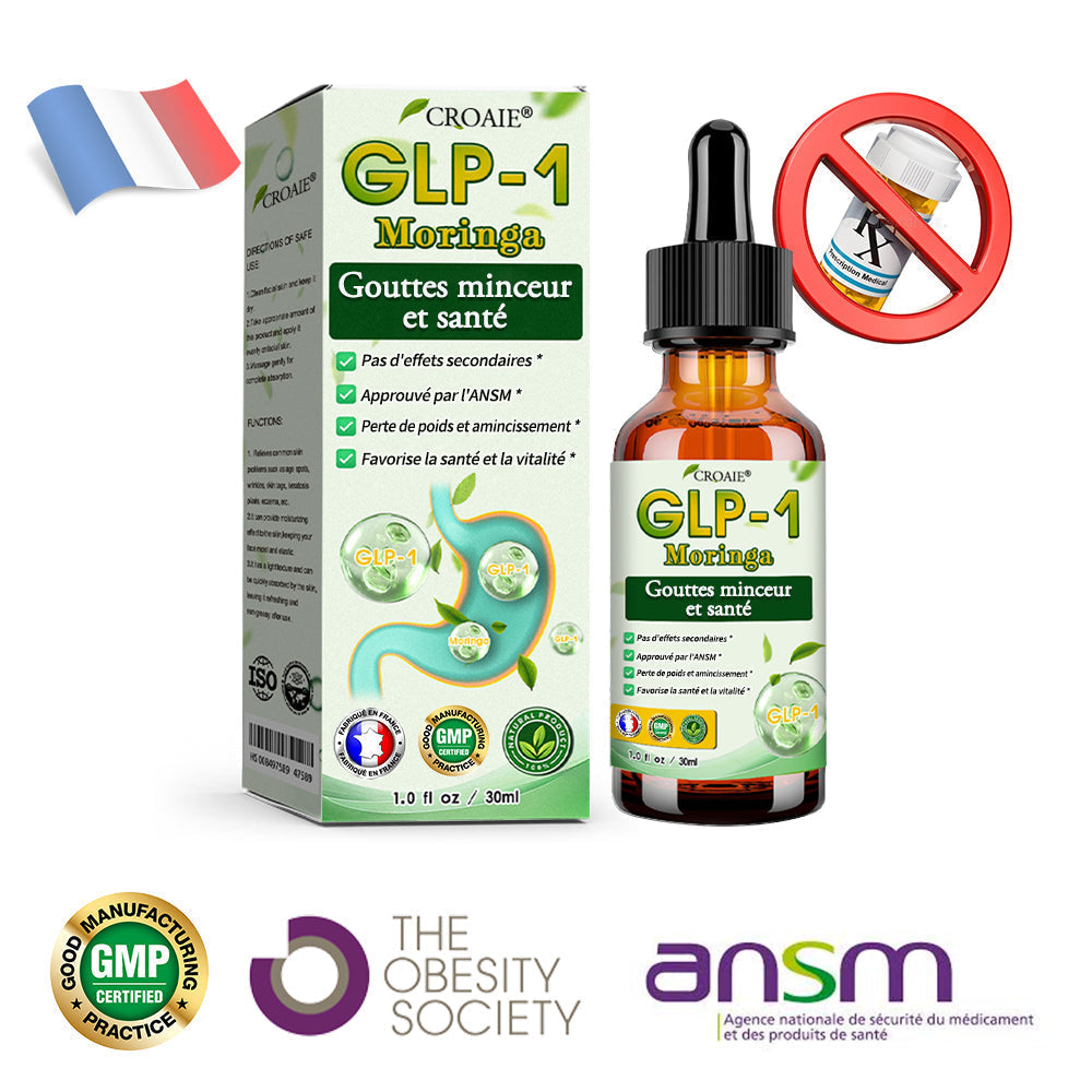 HHVB® GLP-1 Gouttes Minceur à la Moringa ✅ Brûleur de graisse 100 % naturel, développé par des experts en perte de poids. Pour une silhouette affinée et une santé renforcée.
