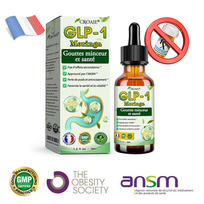 HHVB® GLP-1 Gouttes Minceur à la Moringa ✅ Brûleur de graisse 100 % naturel, développé par des experts en perte de poids. Pour une silhouette affinée et une santé renforcée.