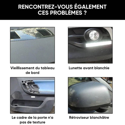 Revêtement en cristal de pièces en plastique