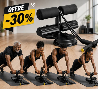 Appareil auxiliaire d'entraînement des abdominaux, barre d'aspiration