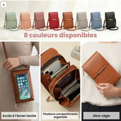 Petit Sac Tendance avec fenêtre tactile pour smartphone