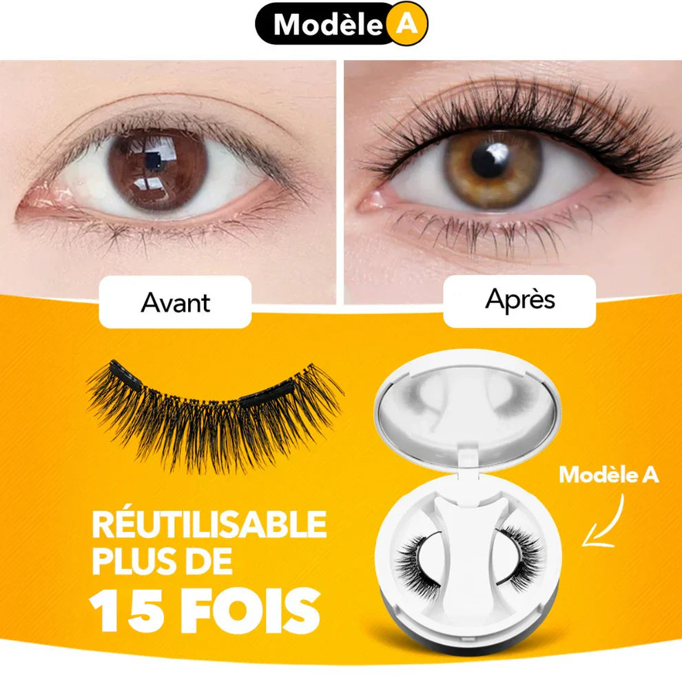 Cils Magnétiques Réutilisables Plus de 15 Fois