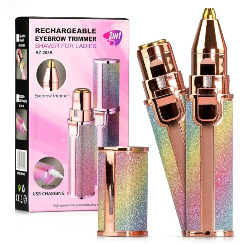 Épilateur Électrique 2 en 1 Rechargeable