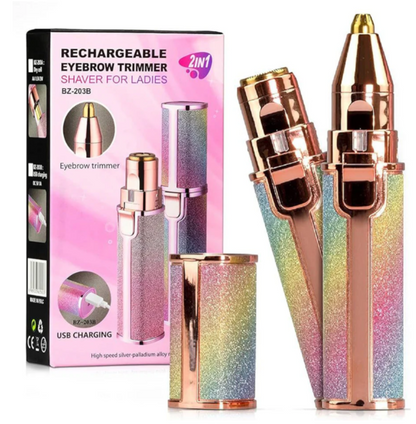 Épilateur Électrique 2 en 1 Rechargeable
