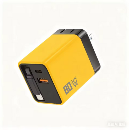 Chargeur Ultra Rapide 80W Multi-Port – Ne Tombez Plus Jamais en Panne de Batterie