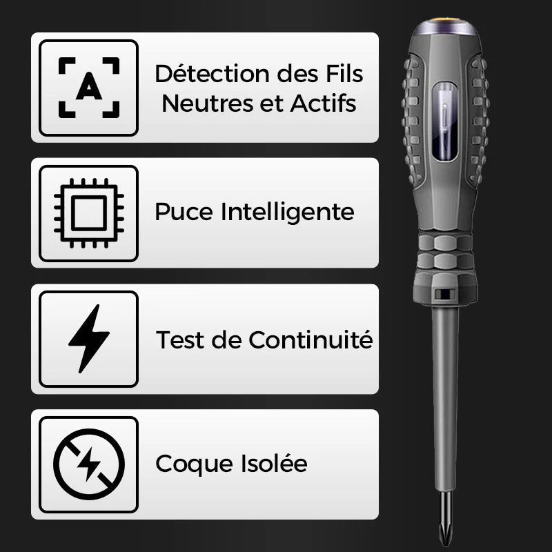 Tournevis à Détection de Tension