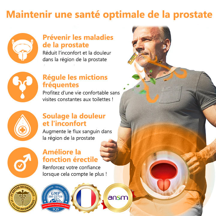 Dites adieu aux inconforts de la prostate 🍀 Bâton d'inhalation ProstaPower Bee🍀 (À action rapide et longue durée)...