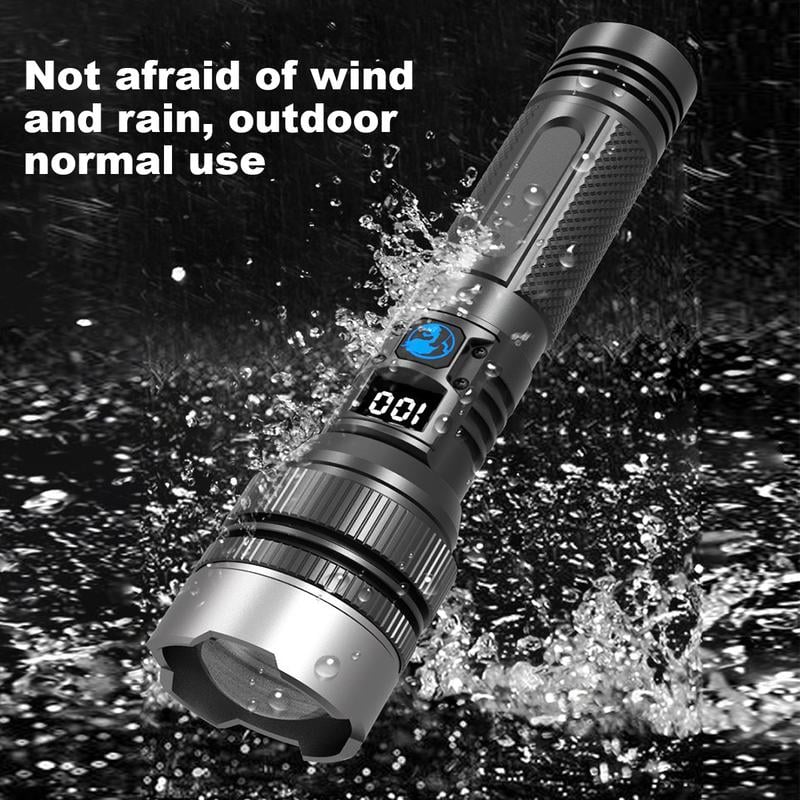 Lampe™ de poche™ avec zoom télescopique – Torche LED ultra-lumineuse