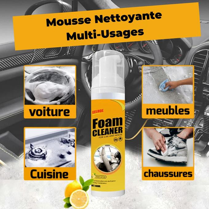 MOUSSE NETTOYANTE MULTI-USAGES – NETTOYAGE EXPRESS & SANS EFFORT
