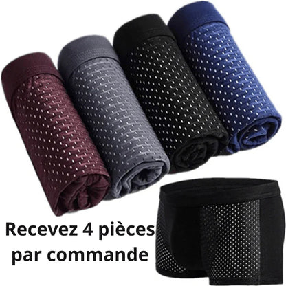 Kit 4 Boxers Slip - Culotte en Fibre de Bambou
