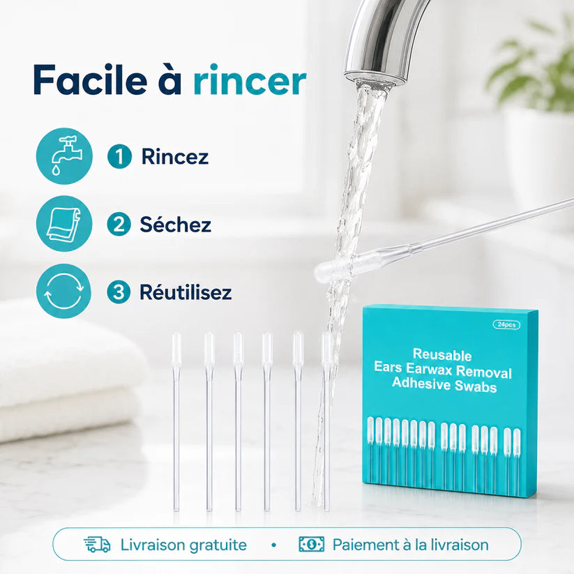 Bâton Adhésif Réutilisable de Nettoyage pour Conduit Auditif(Achetez 1 obtenez 1 gratuit)