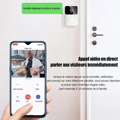 Sonnerie extérieure sans fil avec camera intégré (utilise wifi)