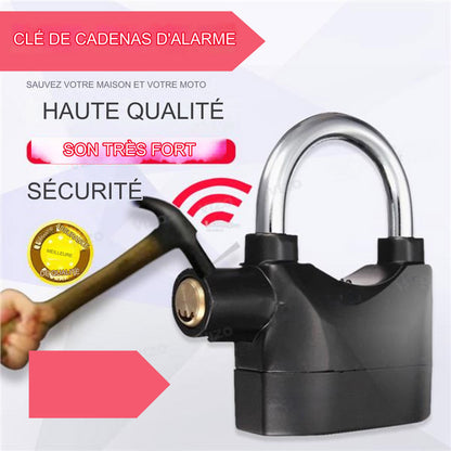 🔐 Cadenas avec Alarme Intégrée – Parce que la Sécurité N'est Pas Négociable ! 🔐. .