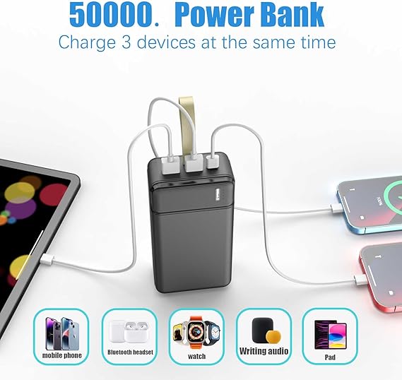 Power Bank Premium 35 000 mAh – Sécurité, Fiabilité et Performance