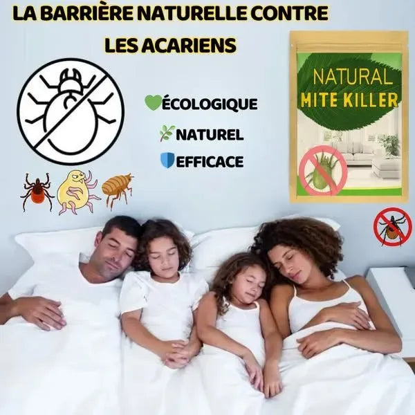 Kit d'élimination naturelle des acariens * 6 Pcs