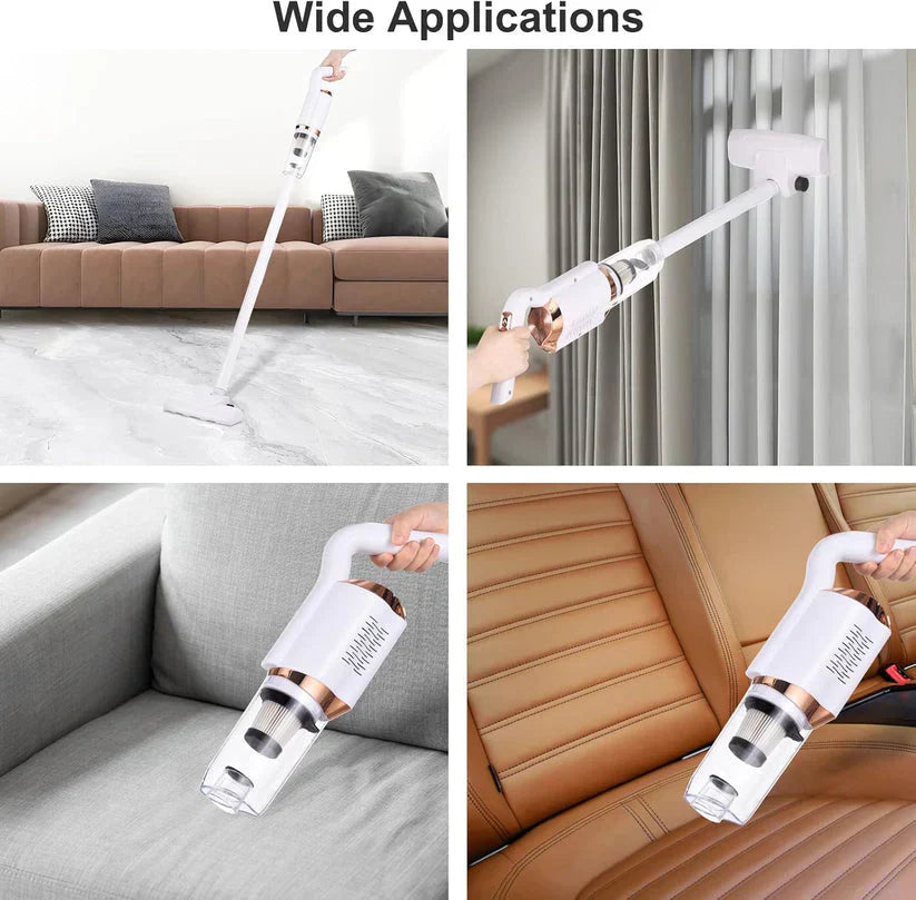 Aspirateur haute performance sans fil multifonction pour la maison et la voiture ( voiture divan moquette sol carreaux etc)