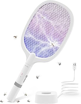 raquette anti-moustiques électrique rechargeable