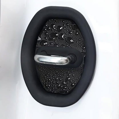 Protecteur de serrure de porte de voiture antidérapant pour automobile(4 pièces)