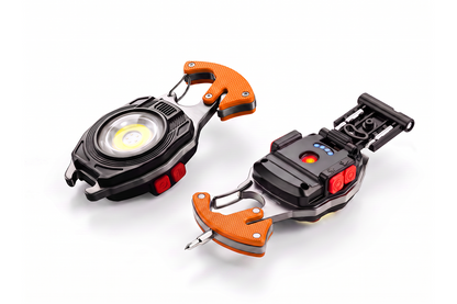 Lampe de poche multifonctionnelle sur porte-clés