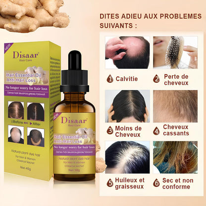 Huile essentielle pousse cheveux
