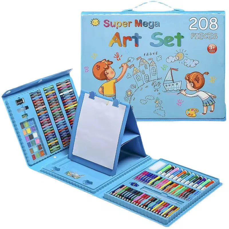 Kit Artistique 208 Pièces – Le Tout-en-Un de la Créativité !