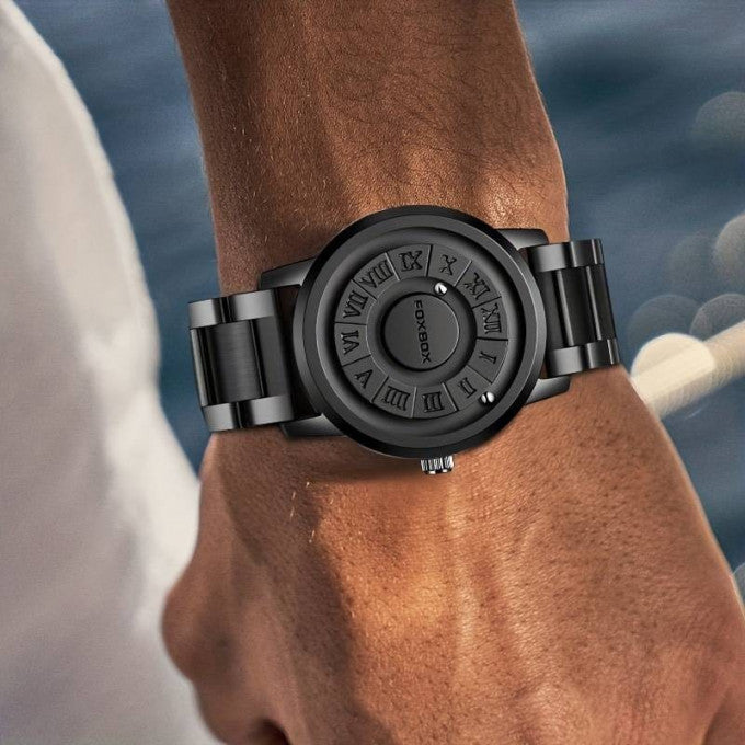 Montre Magnétique – L’élégance futuriste au poignet