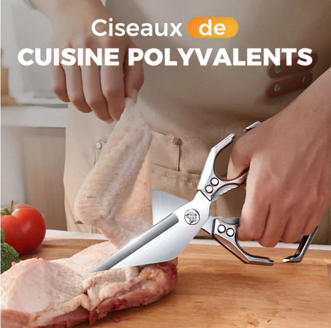 Ciseaux de cuisine polyvalents