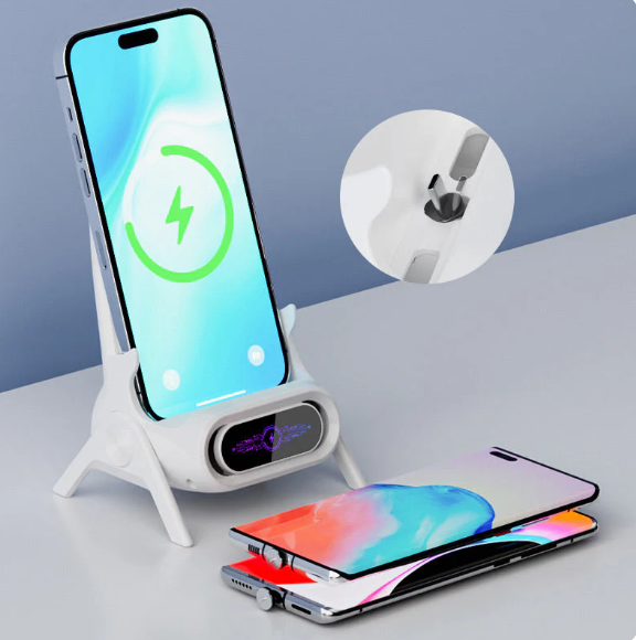 Support multifonctionnel sans fil avec chargeur rapide pour téléphone