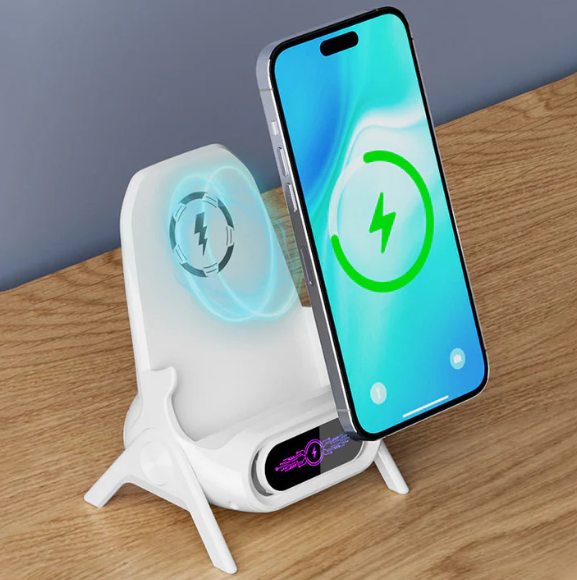 Support multifonctionnel sans fil avec chargeur rapide pour téléphone