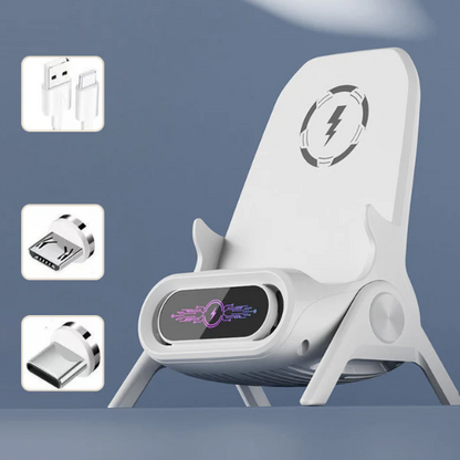 Support multifonctionnel sans fil avec chargeur rapide pour téléphone