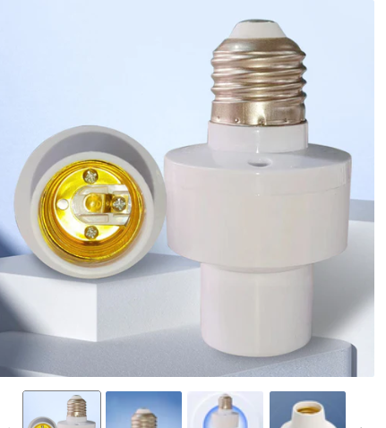 💡 2 ACHETÉS = 3 OFFERTS ! ✨ Douille E27 à détecteur de mouvement - Allumage/extinction automatique avec détection à 180° et temporisation réglable de 15 secondes à 10 minutes pour économiser l'énergie 🏠🔋