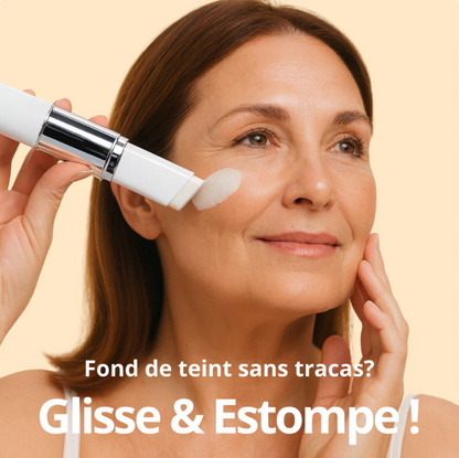 Fond de teint 2-en-1 avec pinceau intégré