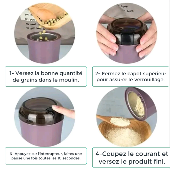Moulin électrique portable -- Essentiels de cuisine