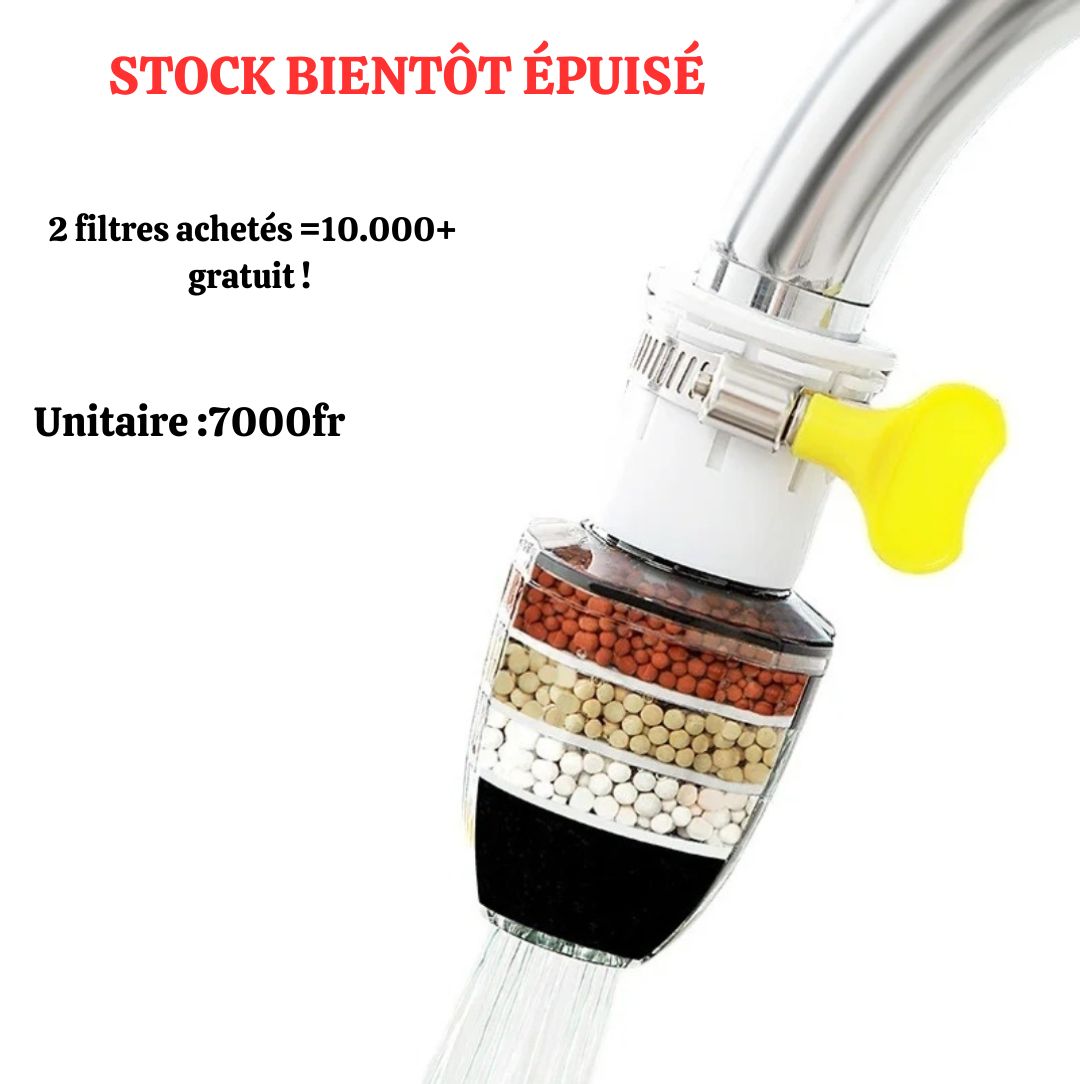 Transformez Votre Eau du Robinet en Eau Pure : Éliminez Impuretés, Odeurs et Goûts Désagréables en Un Instant !