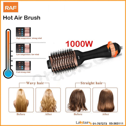 Brosse Soufflante, Chauffante et Lissante 3 en 1