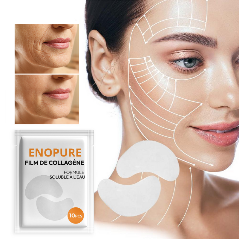 FILM DE COLLAGÈNE SOLUBLE - REPULPE LA PEAU ET RÉDUIT LES RIDES