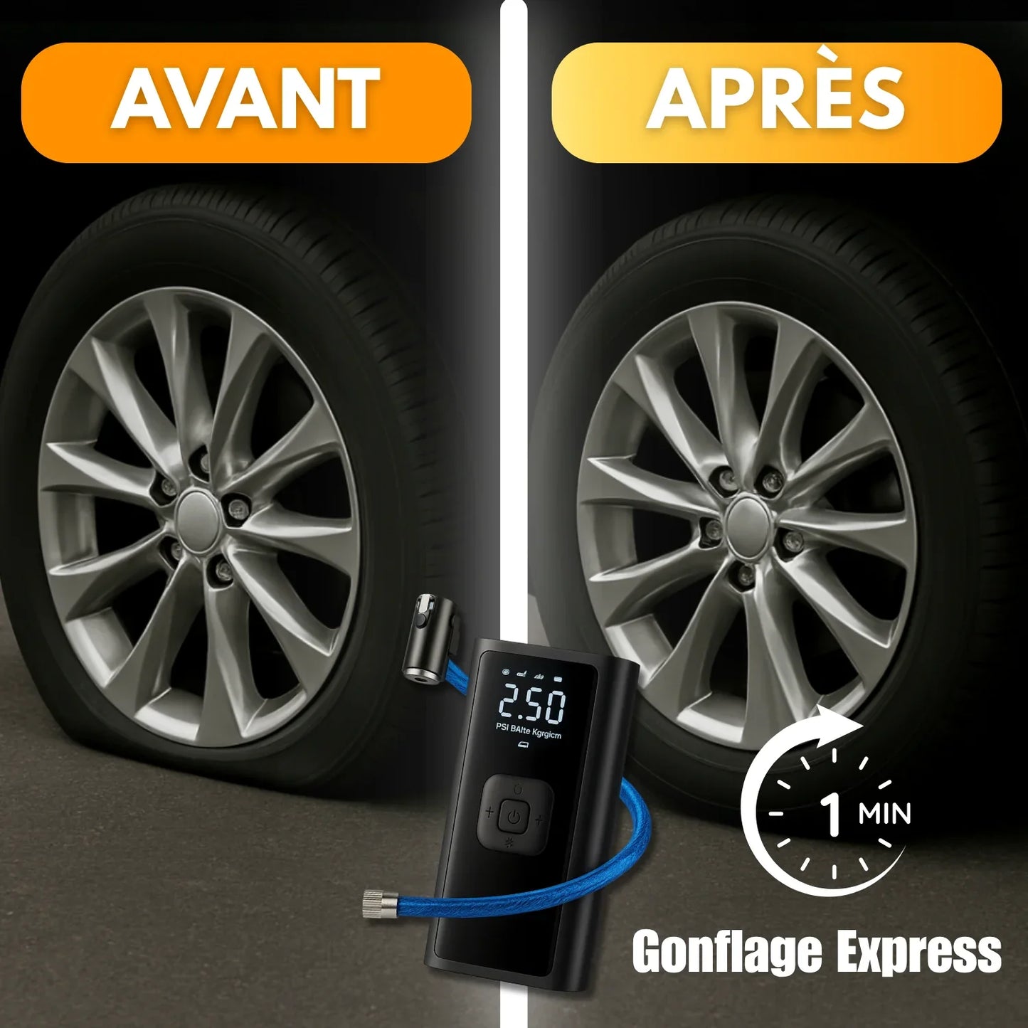 Compresseur d’Air Professionnel et Intelligent Sans Fil